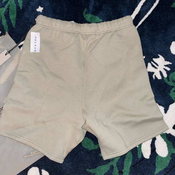 Fear of God Essentials Sweatshorts Pistachio XS X-Small FW21 Shorts NEW IN HAND - Picture 5 of 8